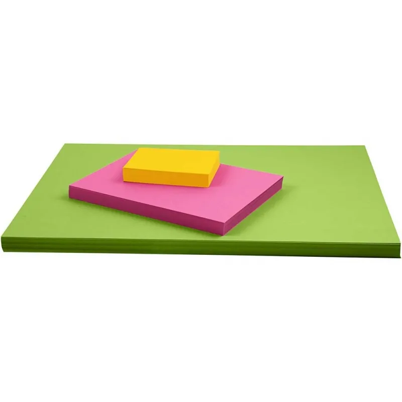 Bastelkarton, A2, Blatt 420x594 mm, 180 g, Grasgrün, 100 Bl./ 1 Pck