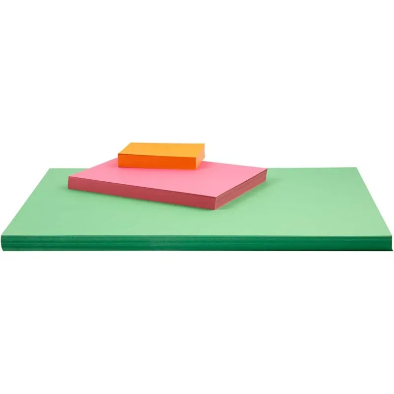 Bastelkarton, A2, Blatt 420x594 mm, 180 g, Grasgrün, 100 Bl./ 1 Pck