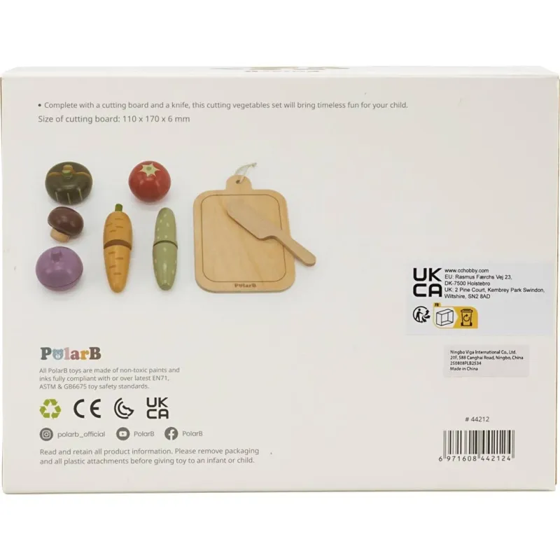 VIGA Cuttable Wooden Vegetables, 14 Teile/ 1 Pck