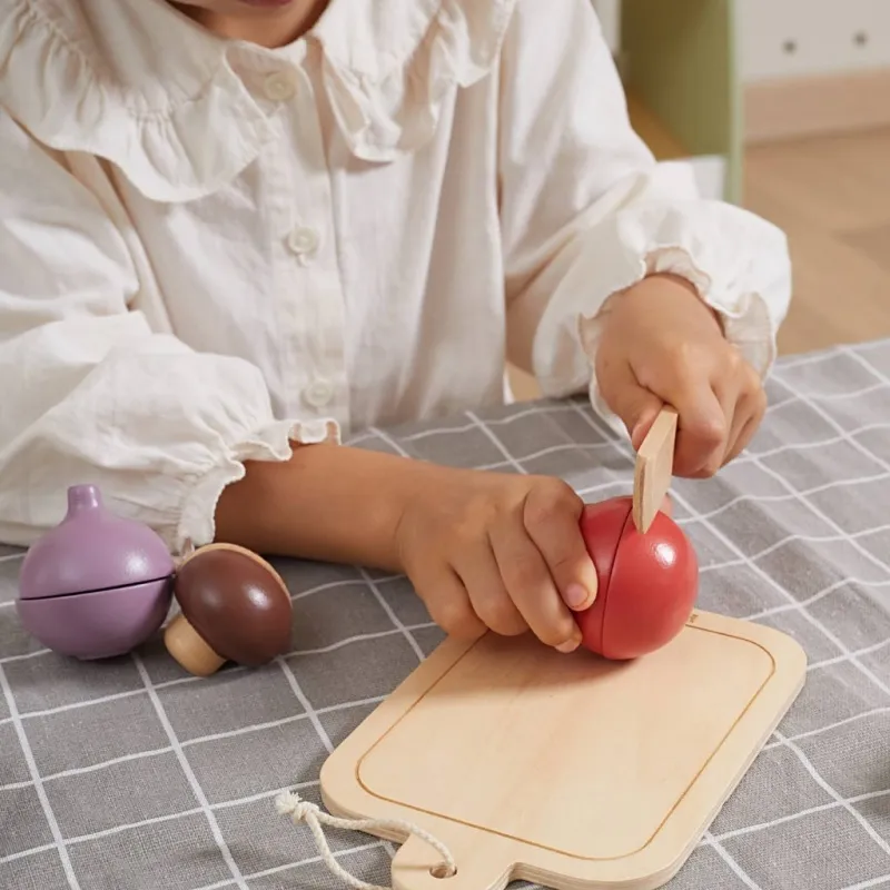 VIGA Cuttable Wooden Vegetables, 14 Teile/ 1 Pck