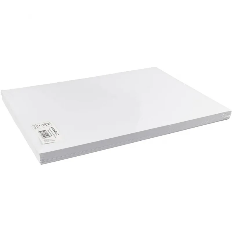 Bastelkarton, A3, Blatt 297x420 mm, 180 g, Weiß, 100 Bl./ 1 Pck