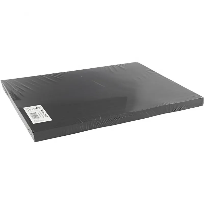 Bastelkarton, A3, Blatt 297x420 mm, 180 g, Schwarz, 100 Bl./ 1 Pck