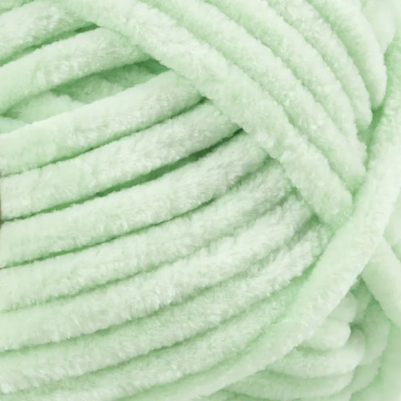 Veloursgarn, L 105 m, Nadel 5-6, Mintgrün, 100 g/ 1 Knäuel
