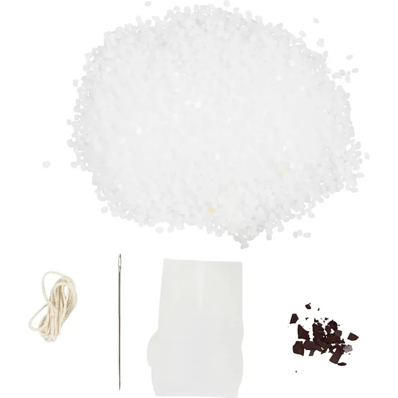 Kreativ Set Kerzengießen, Weihnachtsmann, Matt transparent, Rot, 1 Pck
