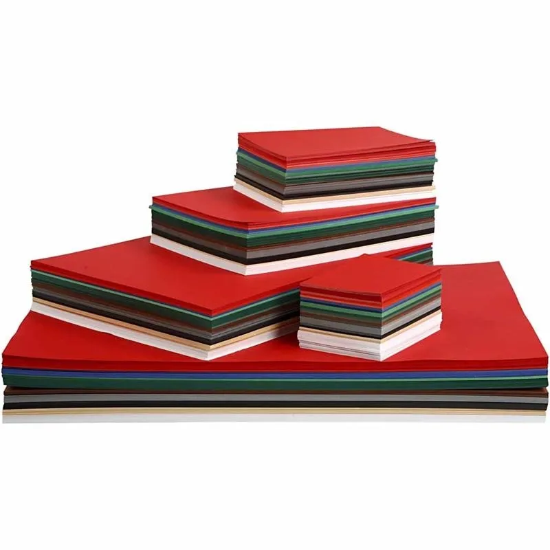 Bastelkarton Weihnachten, A2,A3,A4,A5,A6, 180 g, Sortierte Farben, 1800 Bl. sort./ 1 Pck
