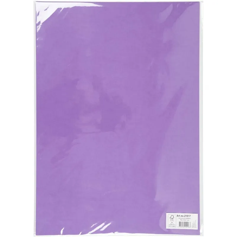 Bastelkarton, A2, Blatt 420x594 mm, 180 g, Flieder, 10 Bl./ 1 Pck