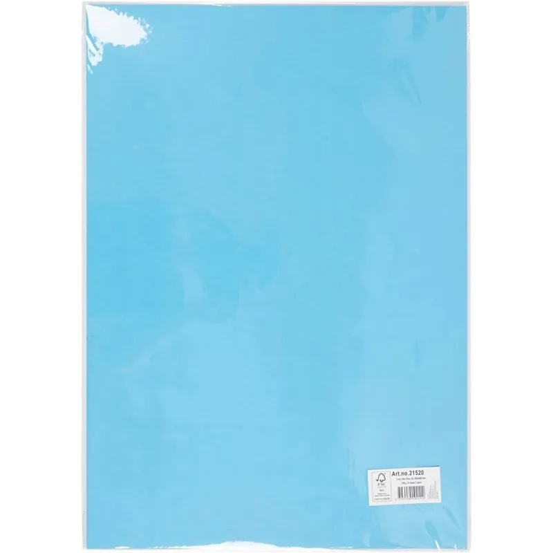 Bastelkarton, A2, Blatt 420x594 mm, 180 g, Blau, 10 Bl./ 1 Pck