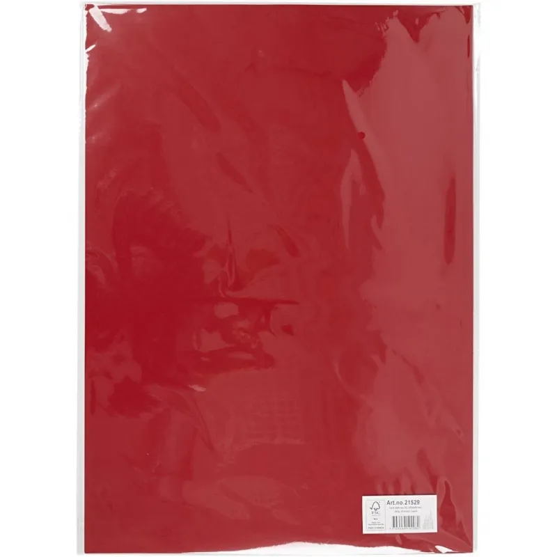 Bastelkarton, A2, Blatt 420x594 mm, 180 g, Dunkelrot, 10 Bl./ 1 Pck