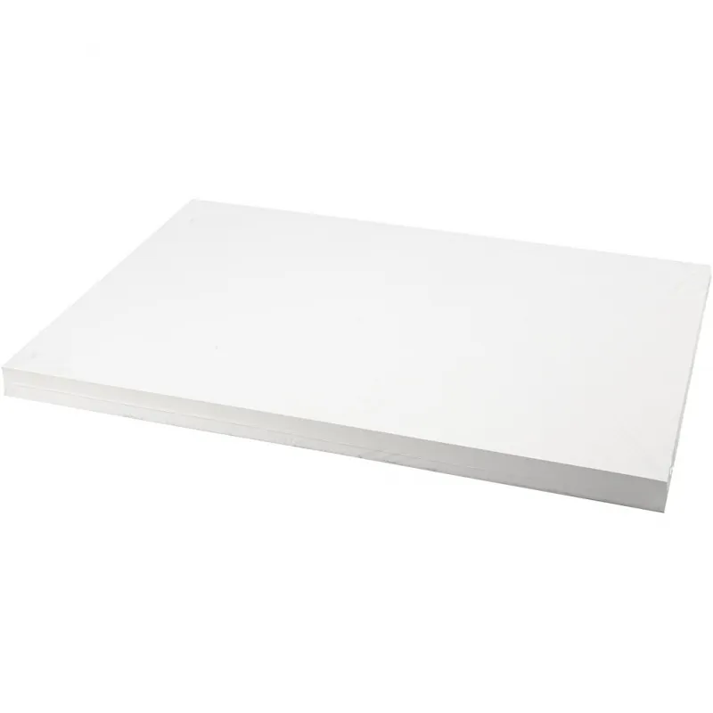 Karton, einfärbig, A2, Blatt 420x594 mm, 250 g, Weiß, 100 Bl./ 1 Pck
