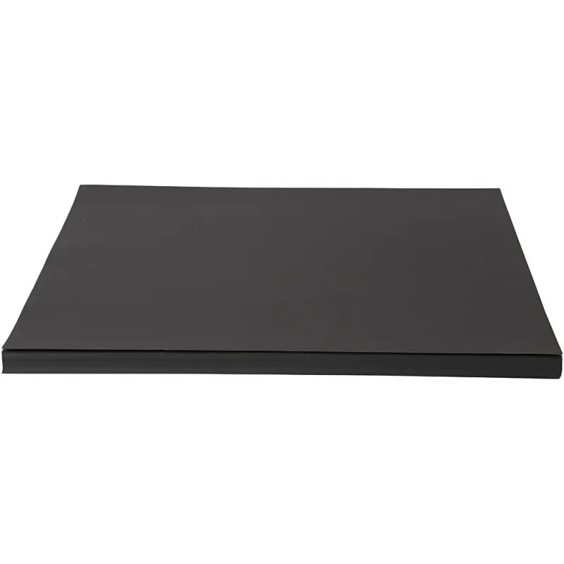 Karton, einfärbig, A2, Blatt 420x594 mm, 200 g, Schwarz, 100 Bl./ 1 Pck
