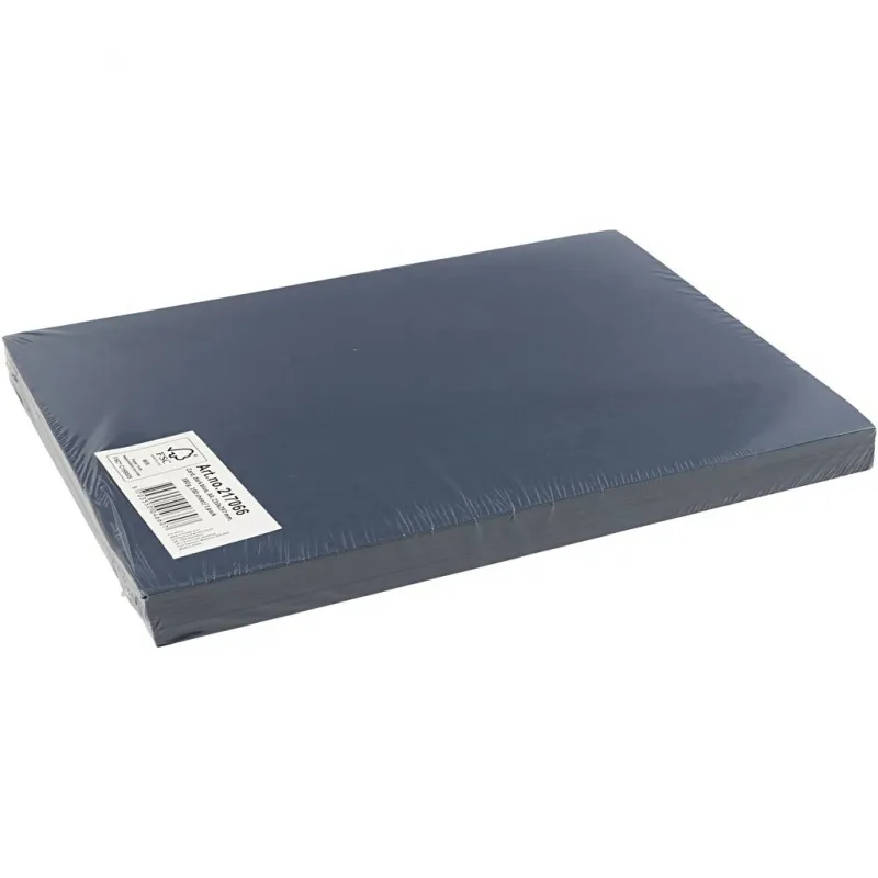 Bastelkarton, A4, Blatt 210x297 mm, 180 g, Dunkelblau, 100 Bl./ 1 Pck