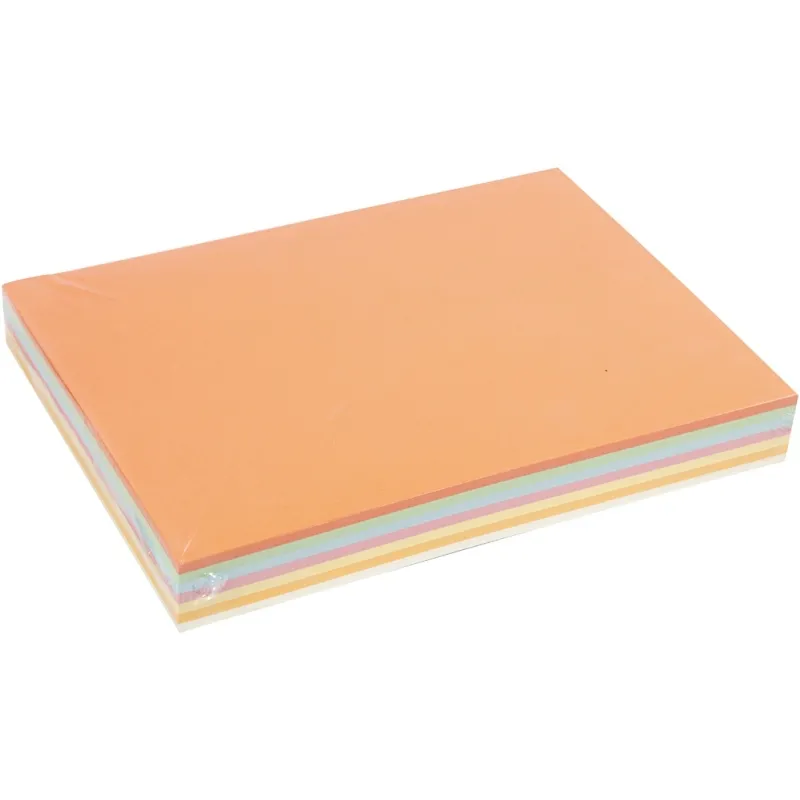 Pastellkarton, A4, Blatt 210x297 mm, 160 g, Pastellfarben, 210 Bl. sort./ 1 Pck