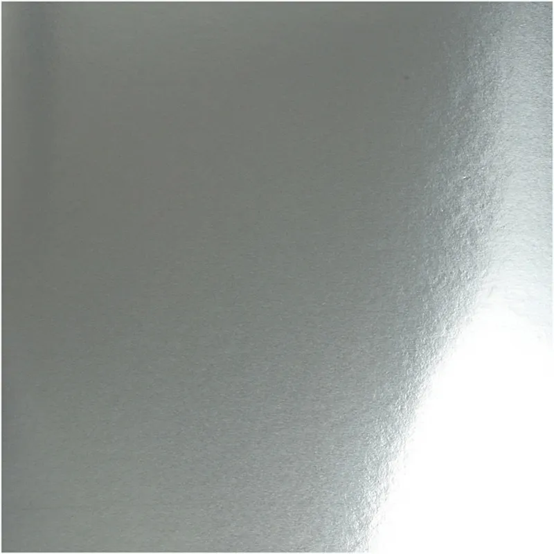 Metallic-Folienkarton, A4, Blatt 210x297 mm, 280 g, Silber, 10 Bl./ 1 Pck