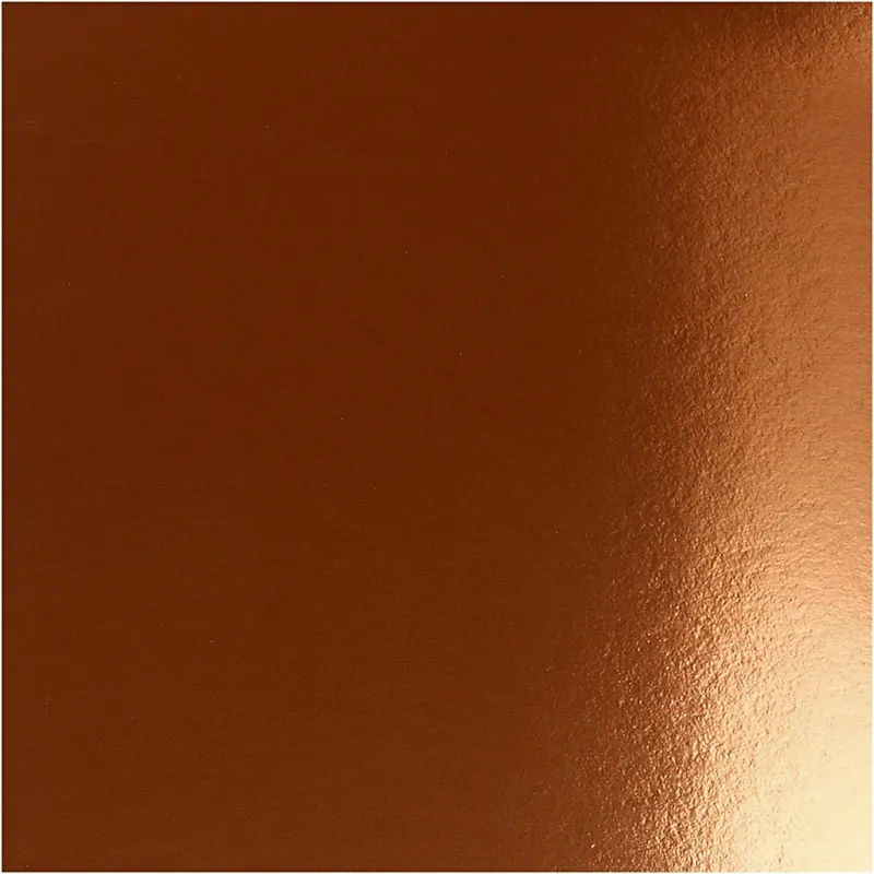 Metallic-Folienkarton, A4, Blatt 210x297 mm, 280 g, Kupfer, 10 Bl./ 1 Pck