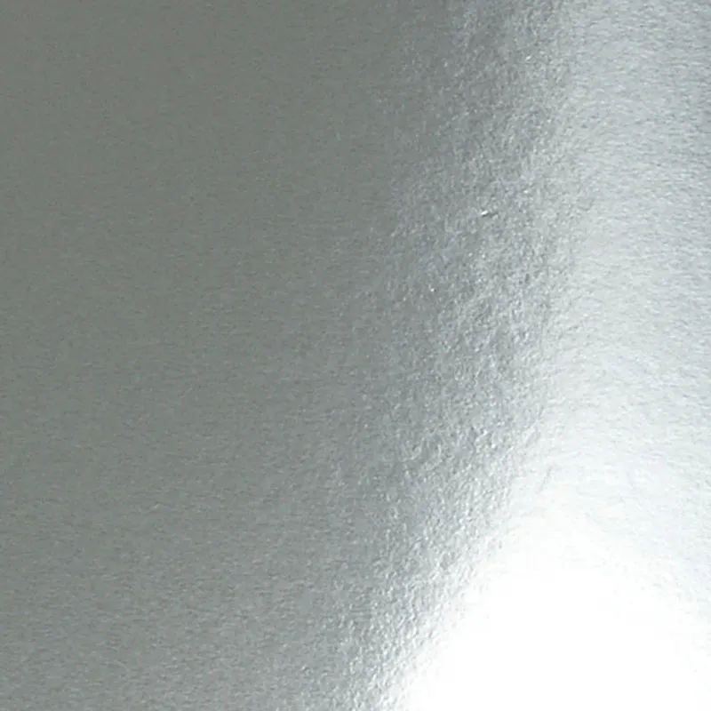 Metallic-Folienkarton, A2, Blatt 420x594 mm, 280 g, Silber, 10 Bl./ 1 Pck
