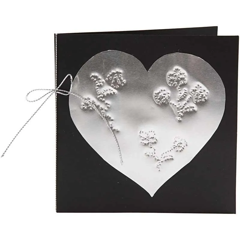 Prägefolie, A5, Blatt 148x210 mm, Dicke 0,9 mm, Silber, 10 Stk/ 1 Pck