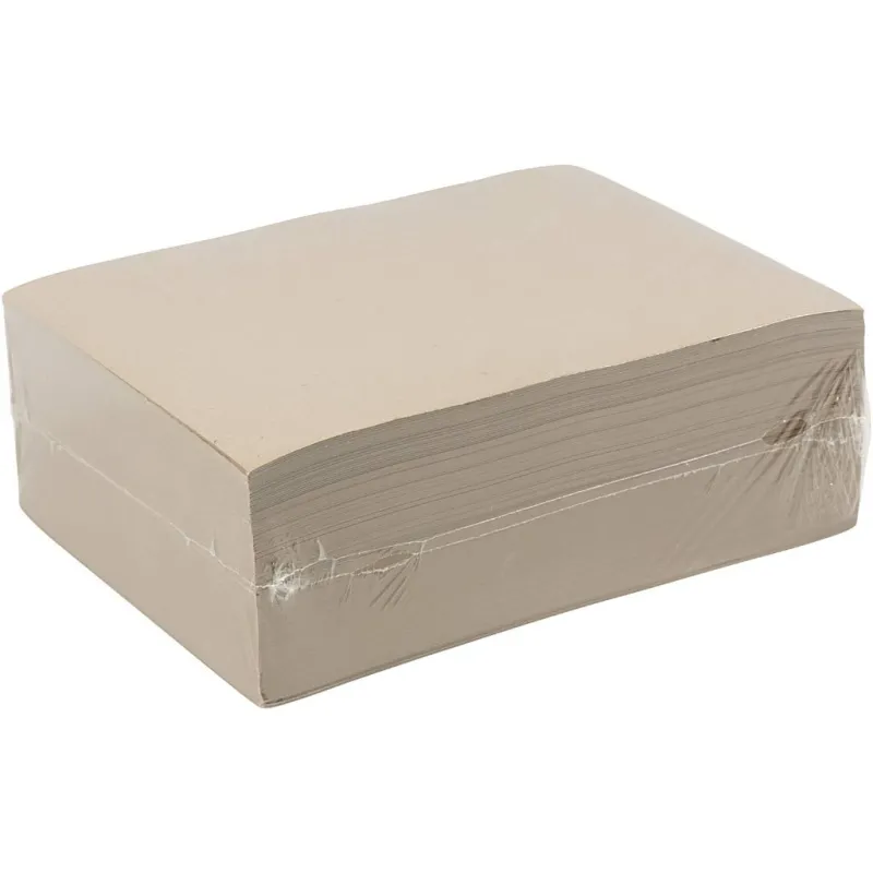Kraftpapier, A4, Blatt 210x297 mm, 135 g, Graubraun, 500 Bl./ 1 Pck