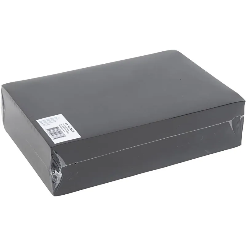 Kraftpapier, A4, Blatt 210x297 mm, 100 g, Schwarz, 500 Bl./ 1 Pck