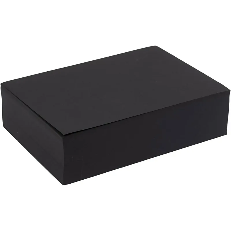 Kraftpapier, A4, Blatt 210x297 mm, 100 g, Schwarz, 500 Bl./ 1 Pck