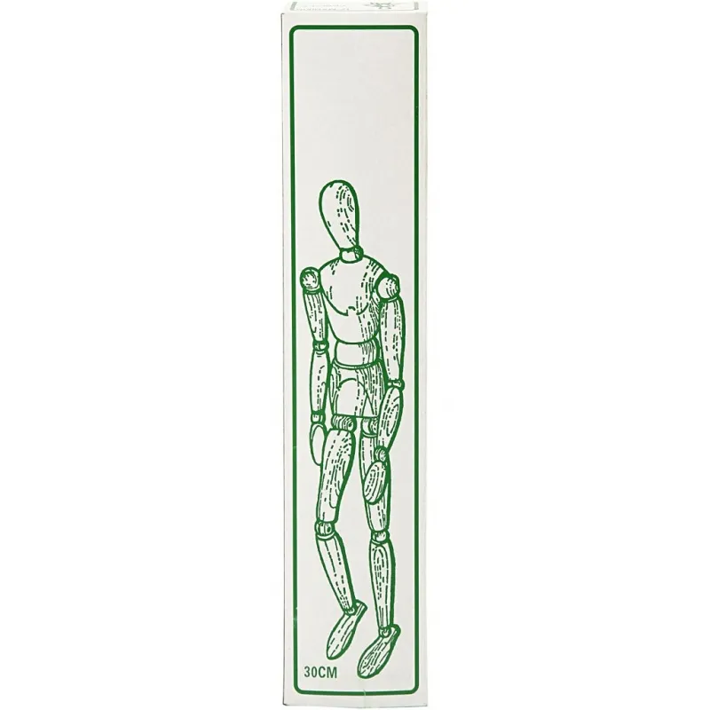 Gliederpuppe, Mann, H 30 cm, 1 Stk