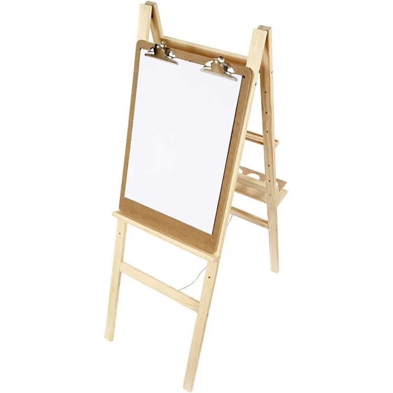 Doppelseitige Staffelei , H 134 cm, B 58 cm, 1 Stk