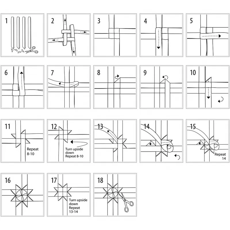 Papierstreifen für Fröbelsterne, L 44+78 cm, D 6,5+11,5 cm, B 15+25 mm, Rot, Weiß, 60 Streifen/ 1 Pck