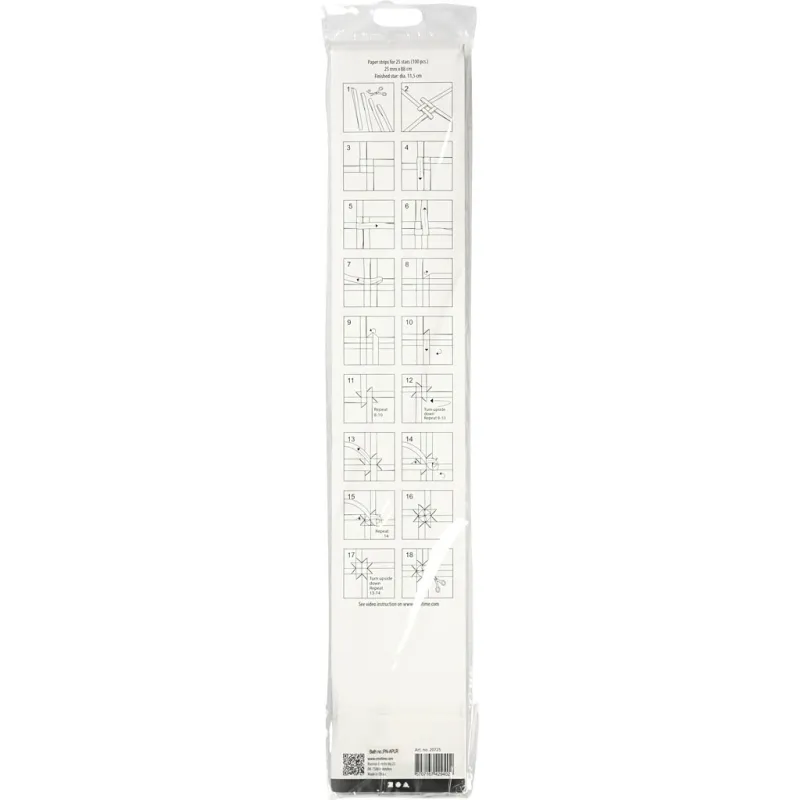 Papierstreifen für Sterne, L 73 cm, D 11,5 cm, B 25 mm, Silber, 100 Streifen/ 1 Pck