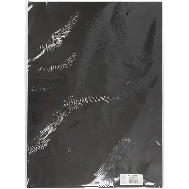 Karton, Blatt 50x70 cm, 270 g, Schwarz, 10 Bl./ 1 Pck