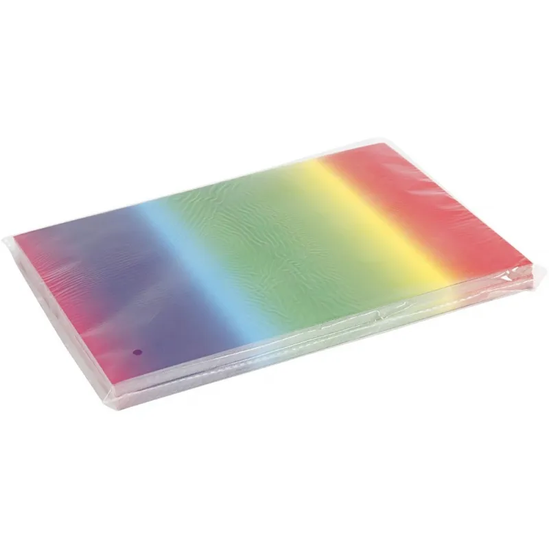 Regenbogen-Papier, A4, Blatt 210x297 mm, 180 g, 100 Bl./ 1 Pck