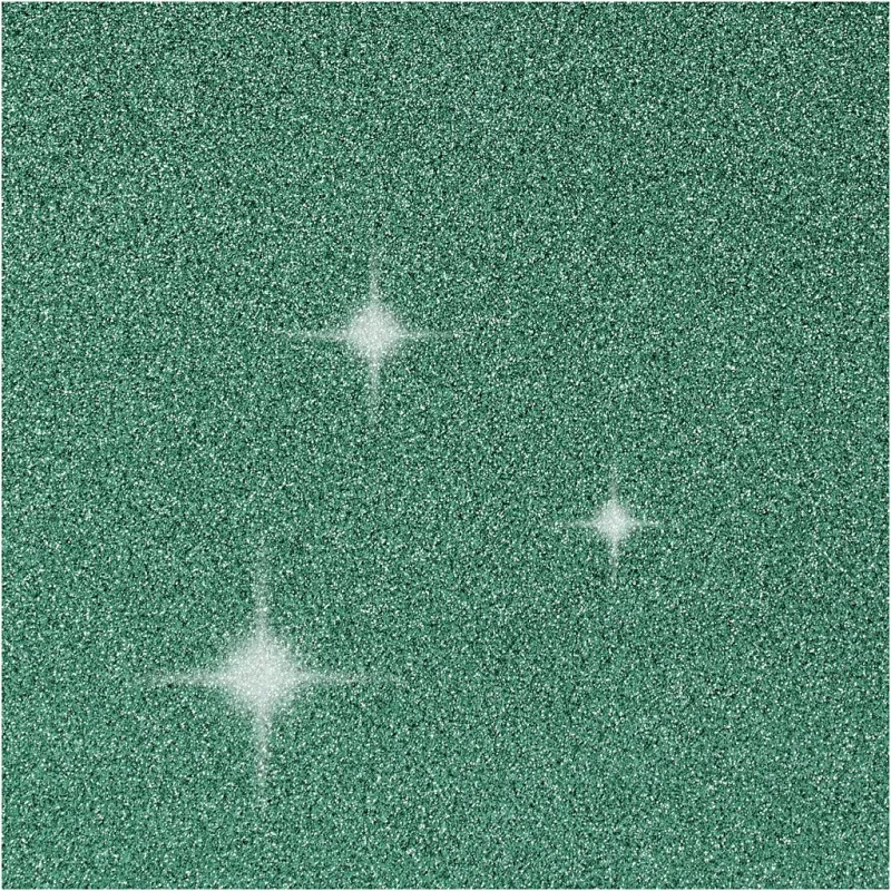 Karten & Kuverts, Kartengröße 10,5x15 cm, Umschlaggröße 11,5x16,5 cm, Glitter, 110+250 g, Grün, 4 Set/ 1 Pck