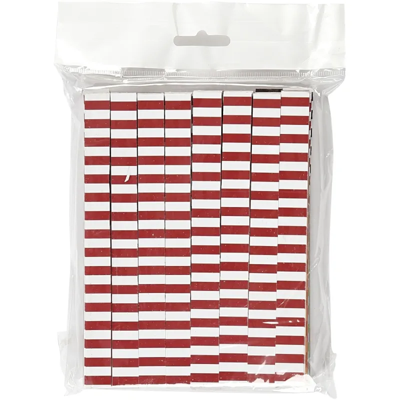 Papierketten, mit Muster, L 16 cm, B 15 mm, 2400 Stk/ 1 Pck