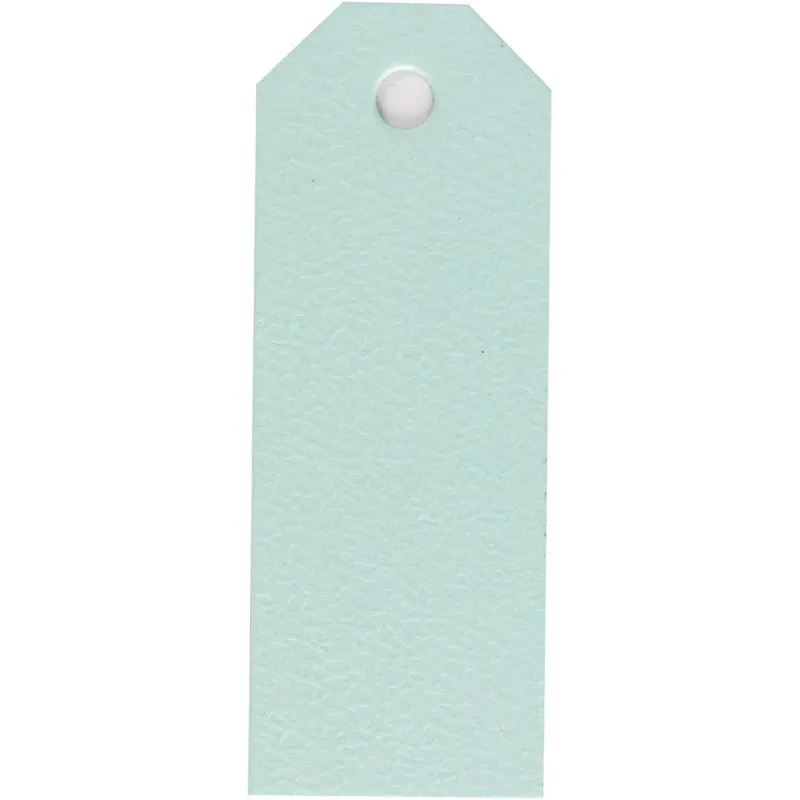 Manila-Anhänger, Größe 3x8 cm, 220 g, Hellblau, 20 Stk/ 1 Pck