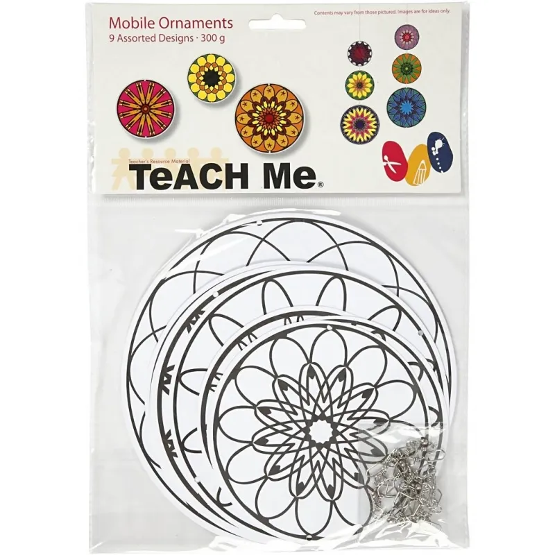 Mobile mit Motiv-Anhängern, D 12+15+18 cm, 300 g, 3 Set/ 1 Pck