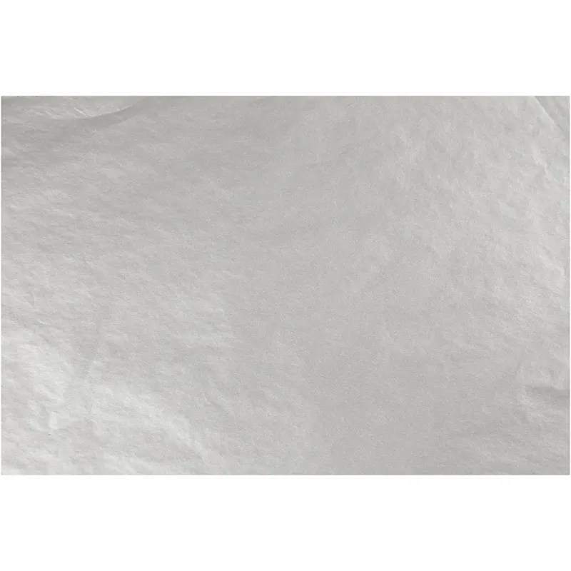 Seidenpapier, Blatt 50x70 cm, 14 g, Silber, 25 Bl./ 1 Pck