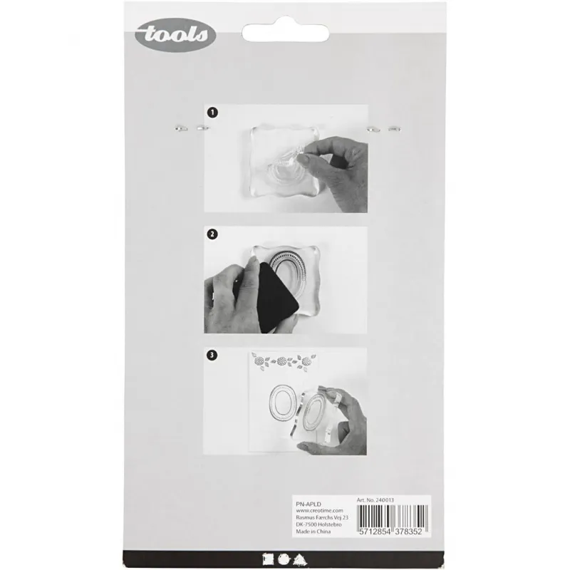 Silikonstempel, Frisuren, Blatt 11x15,5 cm, 1 Bl.