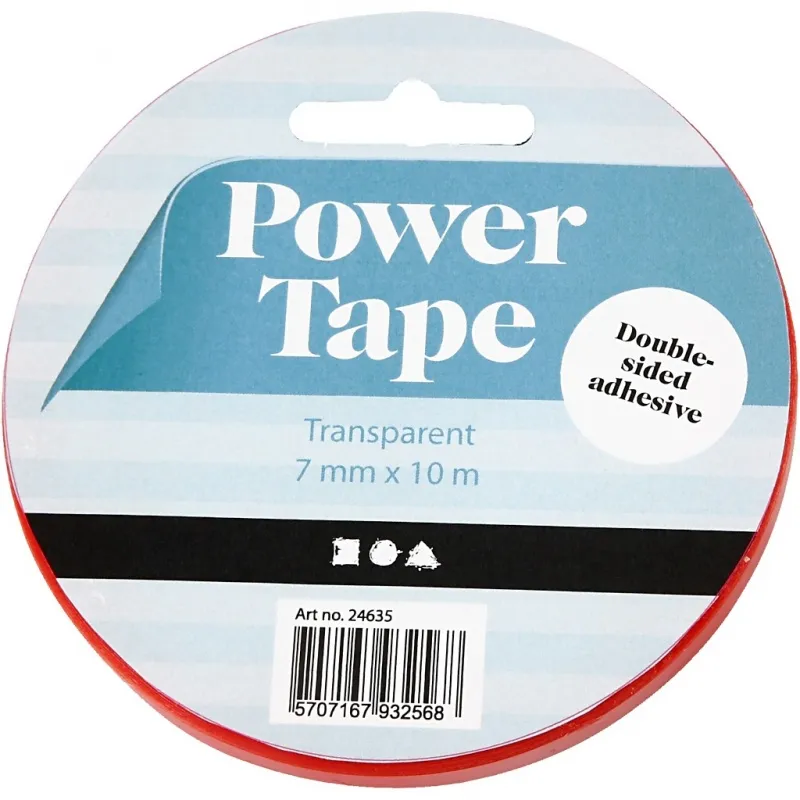 Power Tape, B 7 mm, 10 m/ 1 Rolle