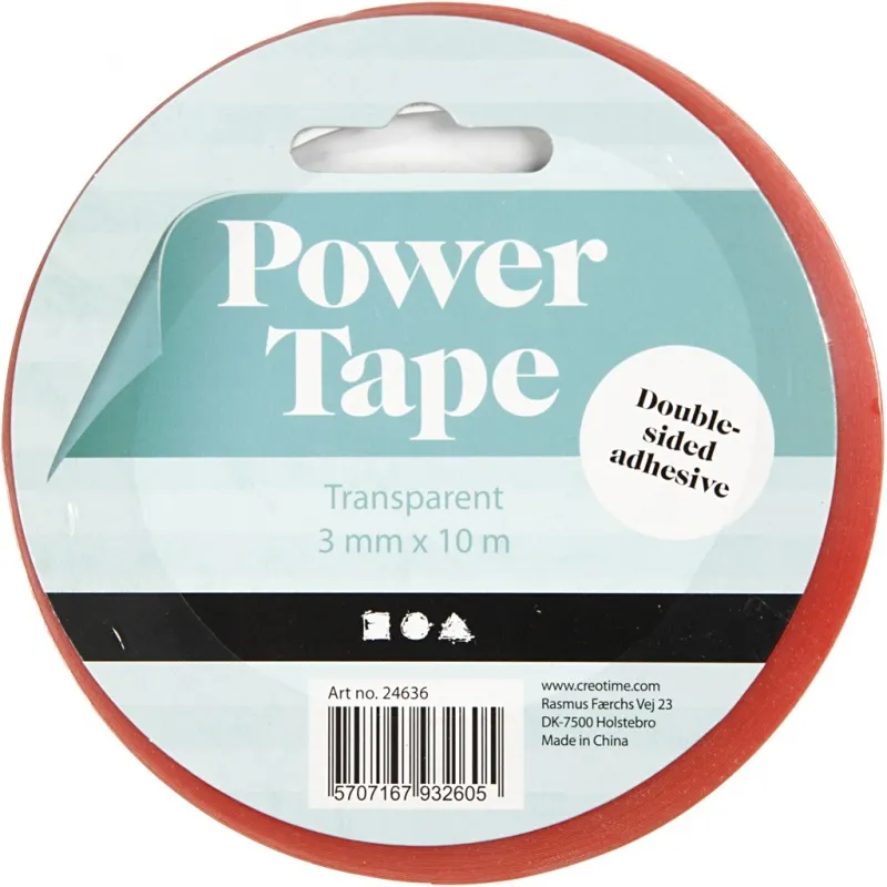 Power Tape, B 3 mm, 10 m/ 1 Rolle