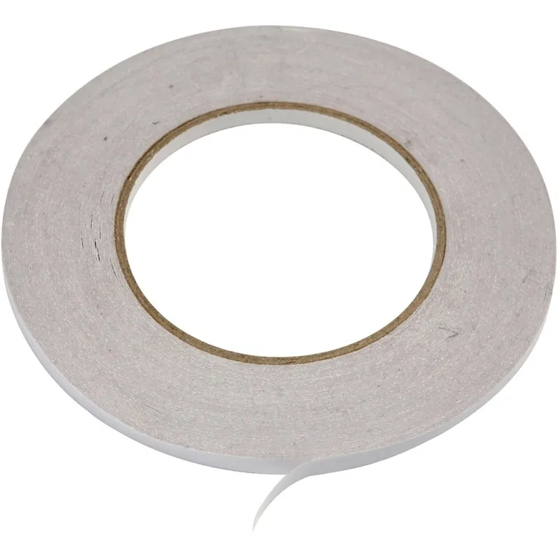 Doppelseitiges Klebeband, B 6 mm, 6x50 m/ 1 Pck