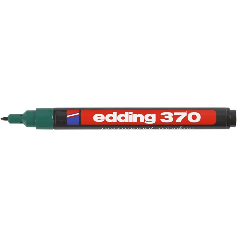 Edding 370 Marker, Strichstärke 1 mm, Grün, 1 Stk