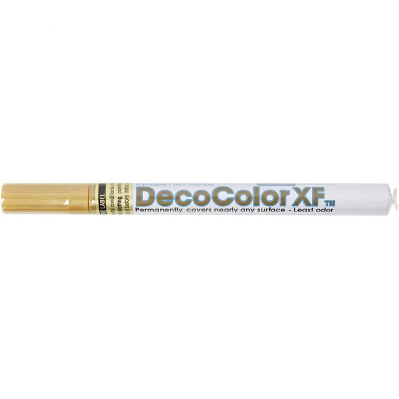 Permanent-Marker, Strichstärke 0,8 mm, Gold, 1 Stk