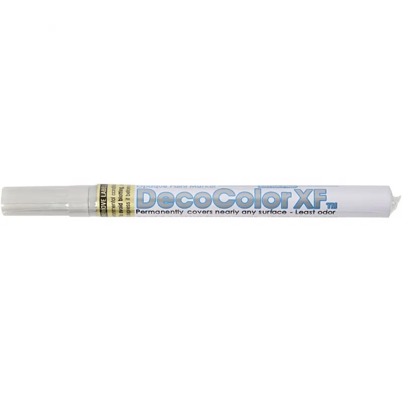 Permanent-Marker, Strichstärke 0,8 mm, Silber, 1 Stk