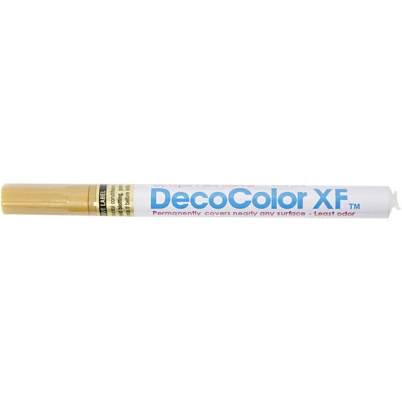 Permanent-Marker, Strichstärke 1,2 mm, Gold, 1 Stk