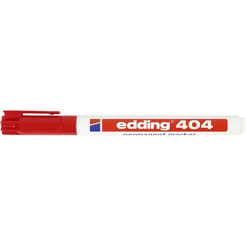 Edding 404 Marker, Strichstärke 0,75 mm, Rot, 1 Stk