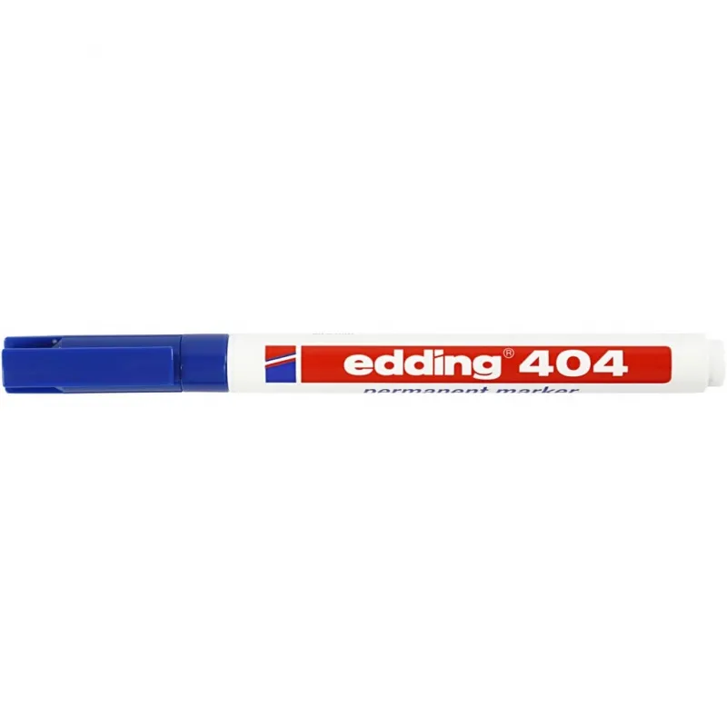 Edding 404 Marker, Strichstärke 0,75 mm, Blau, 1 Stk