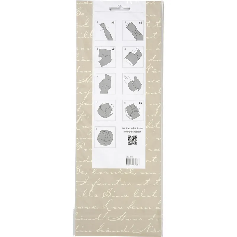 Click Ornaments, D 9 cm, Größe 5,5x28,4 cm, 9 Set/ 1 Pck