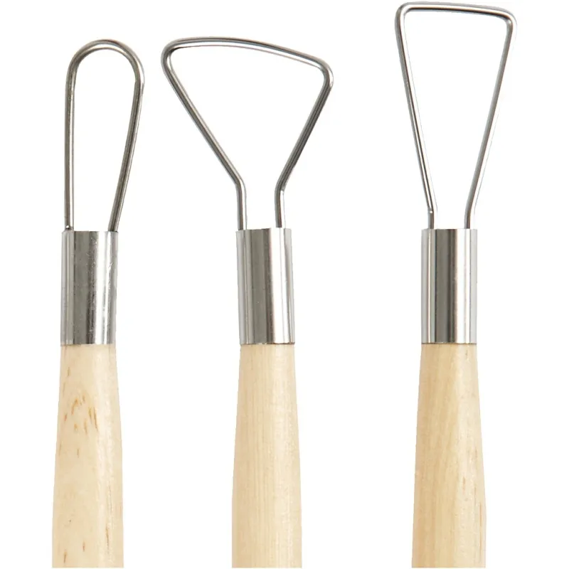 Ton-Schlingen, runde Kanten, L 20 cm, 6 Stk/ 1 Pck