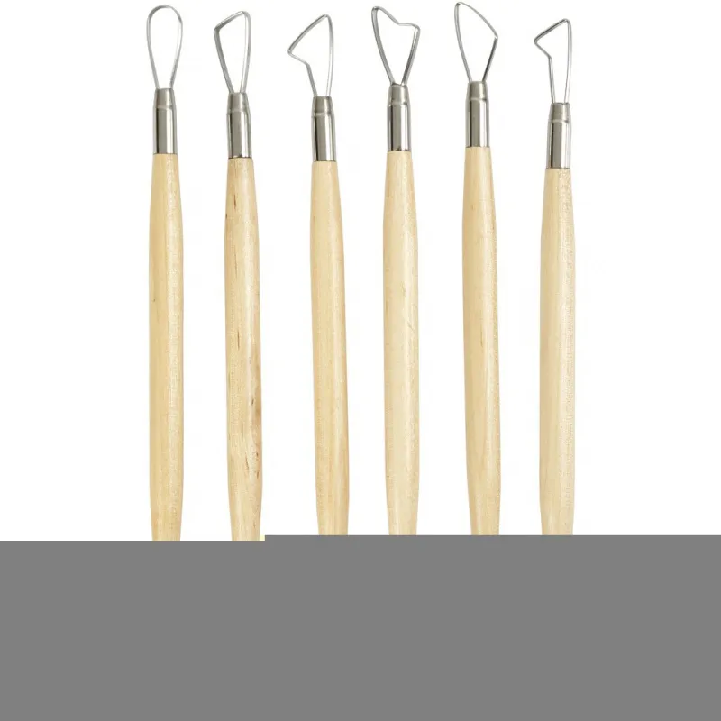 Ton-Schlingen, scharfe Kanten, L 20 cm, 6 Stk/ 1 Pck