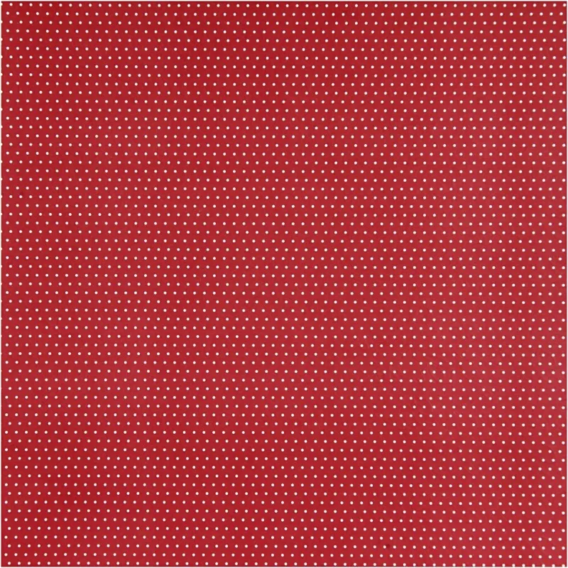 Design-Papier, Frohe Weihnachten & Punkte, Blatt 30,5x30,5 cm, 180 g, Gold, 3 Bl./ 1 Pck