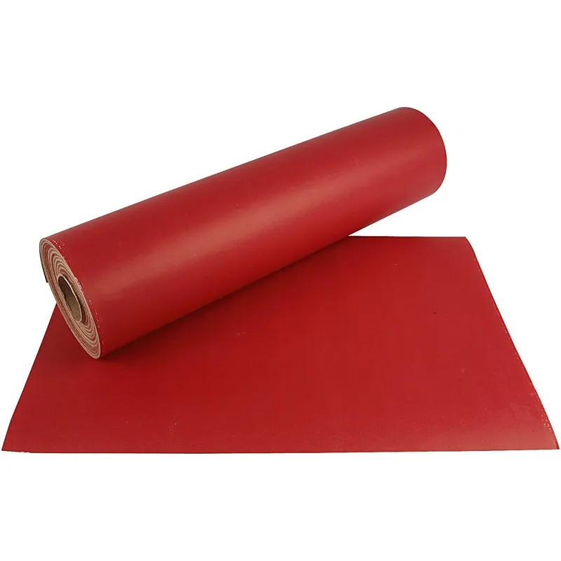Geschenkpapier , B 50 cm, 60 g, Rot, 100 m/ 1 Rolle