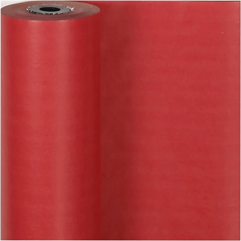 Geschenkpapier , B 50 cm, 60 g, Rot, 100 m/ 1 Rolle